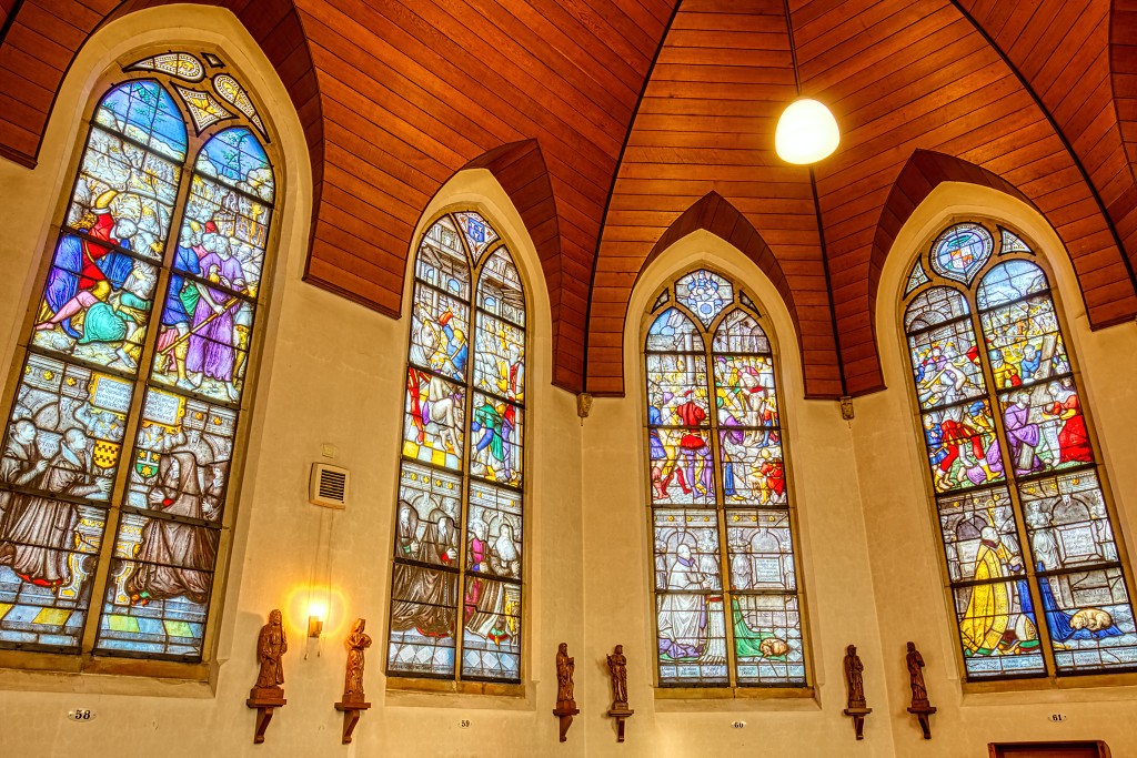 HDR sint-janskerk grote kerk sint-jan sint jan gouda glas in lood eglise church kerkfotografie pelerinage religie religion bedevaartsoord rooms katholiek protestant